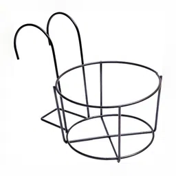 appeasy Black Hanging Bucket Plant Stand-31