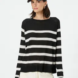 Koton Striped Round Neck Pullover-image-73