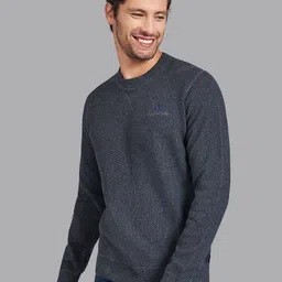 Beverly Hills Polo Club Men Charcoal Cotton Pullover-image-87