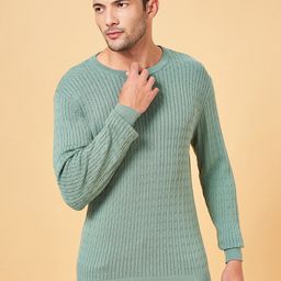 BYFORD by Pantaloons Cable Knit Cotton Pullover-picture-0