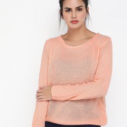 LULU & SKY Open Knit Pullover Sweater-17