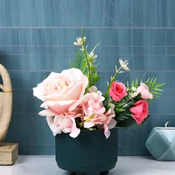 TAYHAA Green Textured Ceramic Planter-32