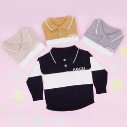 POKORY Kids Assorted Colourblocked Sweater-image-11