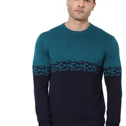 Celio Men Colourblocked Pullover-image-12