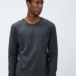 Koton Round Neck Pure Acrylic Pullover-image-15