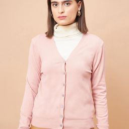 Gipsy V-Neck Acrylic Cardigan-picture-15