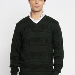 Duke Striped Acrylic Pullover Sweater-image-87