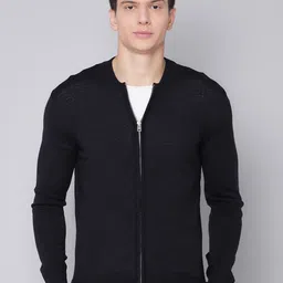 Bruun & Stengade Men Navy Blue Cardigan-image-62