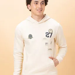 Being Human Printed Hooded Sweatshirt-image-6