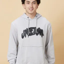 Being Human Printed Hooded Sweatshirt-image-9