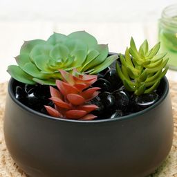 GOLD DUST Black Metal Handi Pot-image-83