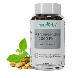 Neuherbs Ashwagandha 1000 Plus Tablets With Vitamins - 60 Tablets-24