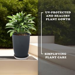 Kuber Industries Set Of 6 Grey Flower Planters image 3