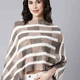 SHOWOFF Women Printed Poncho-image-55
