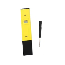 Yellow 0.1 Resolution Digital PH Meter Tester Instruments With ATC 0.0-14.0pH image 1