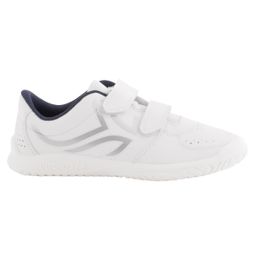 Kids Tennis Non-Marking Velcro Shoe - White-image-5