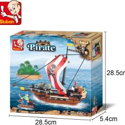 Ship Building Block Toys | Compatible | Educational Gift Toys For Kids | M38-B0279. (226 Pcs)-image-51