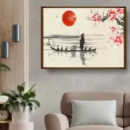 the art house Art Smart Multicolour Canvas Framed Art Print-picture-49
