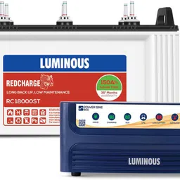 luminous Power Sine 800 Pure Sine Wave Inverter with RC 18000ST 150Ah Tubular Inverter Battery-picture-14