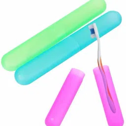 Anti Bacterial Toothbrush Container (Pack of 3)- Kewalraj & Co Tooth brush Cap, Caps, Cover, Covers, Case, Holder, Cases, travel, home use Toothbrush Case Toothbrush Case-14