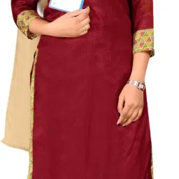 Women Art Silk Printed Suit-image-8