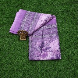 Linen Blend Printed Blue Women Dupatta-image-2