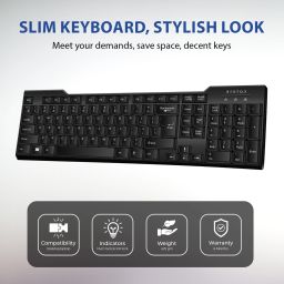 Bestor Set of 3 Combo,USB Wired Keyboard, Wire Mouse, 4 port USB,Plug & Play for laptop Combo Set image 2