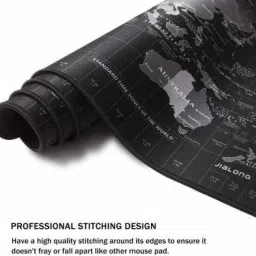 CLUSPEX Large Extended Mouse Pad, Non-Slip Rubber Base, Soft Gaming Desk Keyboard Pad Mat for Gaming Offices & Home World Map Mousepad image 2