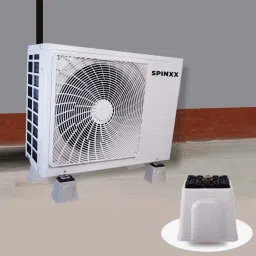 PVC Floor Stand AC 4 Pack Anti-Vibration with Rubber Pads,Anti-Vibration Shock Absorbing Mounting Bracket Outdoor Ductless Mini Split Air Conditioner All Ac Shelf Bracket-image-66