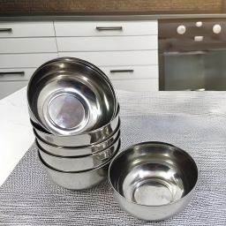 Stainless Steel Vegetable Bowl Stainless Steel Bowl Set of 6 – Durable, Rust-Resistant, & Lightweight-image-79