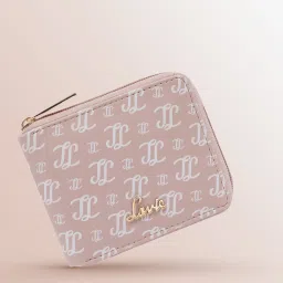 Women Casual Pink Artificial Leather Wallet-image-67