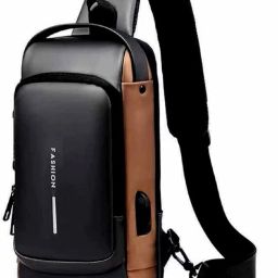 Sling Bag Business Men Bag Chest Crossbody bags with USB Charging Port Waterproof Sling Bag-image-65