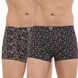 Pack of 2 Soft Combed Cotton Printed Men Trunk-17