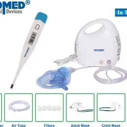 NISCOMED Piston Compressor Handy Nebulizer With Flow Adjuster Nebulizer image 5