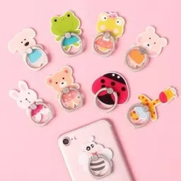 PRH Stand Holder 360 Rotation Finger Ring Grip Stand for Mobile and Tablets (Bear) Mobile Holder-image-39