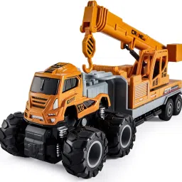 1:43 Crane Toy, Metal/Plastic Construction Engineering Construction Toy Truck-image-31