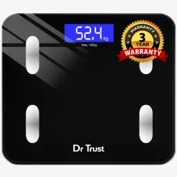 Dr Trust (USA) Model-509 Bluetooth Digital Smart 2.0 Fitness Body Fat Composition Analyzer Weight Machine For Human USB Electronic Rechargeable Weighing Scale-18