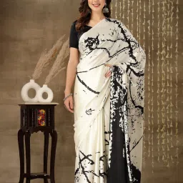 Self Design Banarasi Satin Saree-image-7