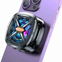 ANRENTOS FS05 Semi Round Mobile Cooler for Gaming for Android/iOS Mobiles Cooling Pad Ergonomic Cooling Pad with Adjustable Height-38