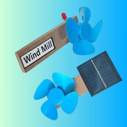 6V Solar Panel Wind Mill Combo Kit - Physics Science Toy Project for School Kids-image-73