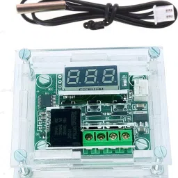 Temperature Controller Module with Case,1 piece W1209 Display Digital Thermostat Module with Waterproof NTC Probe Meter Electronic Hobby Kit-image-29