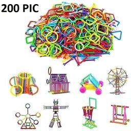 tedbee BrickShot Stick Block Engineering Kit for Kids – Build & Learn Construction Toy image 2