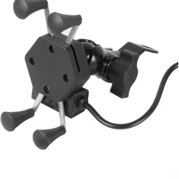 USB Charge 360 degrees rotatable X grip accessory for GPS navigation Bike Mobile Holder-image-88