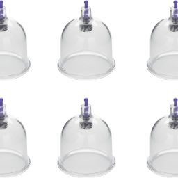 CRESCENT Hijama Vaccum Suctions Cups, 6 Pcs (Size NO - 2 ) AL-Hijamah The sunnah Treatment / Chinies Cupping Theropy Cup 6 Cup - 2 NO Massager-image-42