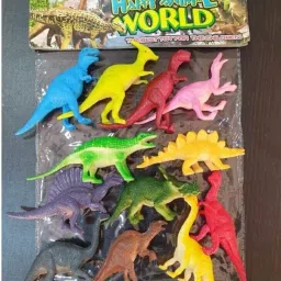 12pcs Set of Dino Or Dragon Set For Kids | Made From Flexible Rubber-image-49