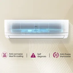godrej 2025 Model 5-In-1-Convertible Cooling 1 Ton 3 Star Split Inverter With 4 Way Air Swing and Pure Air Filter AC with Wi-fi Connect- White image 5