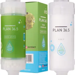 plan 36.5 Premium Vitamin C Korean Shower Filter for Bathroom Shower (Green Grape+Deluxe)-77