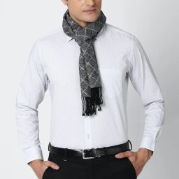 VAN HEUSEN Checkered Men Muffler-image-79