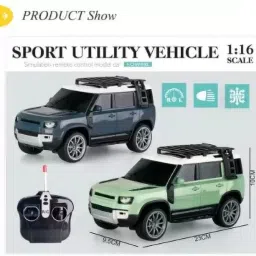 tenmar Remote Control Defender Rc Car,Led Lights Rechargeable Battery AllTerrain Tires image 2