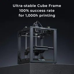 wol3d Creality Ender 5 S1 Printer with Black Hyper PLA 1.75mm 3D Printer image 3